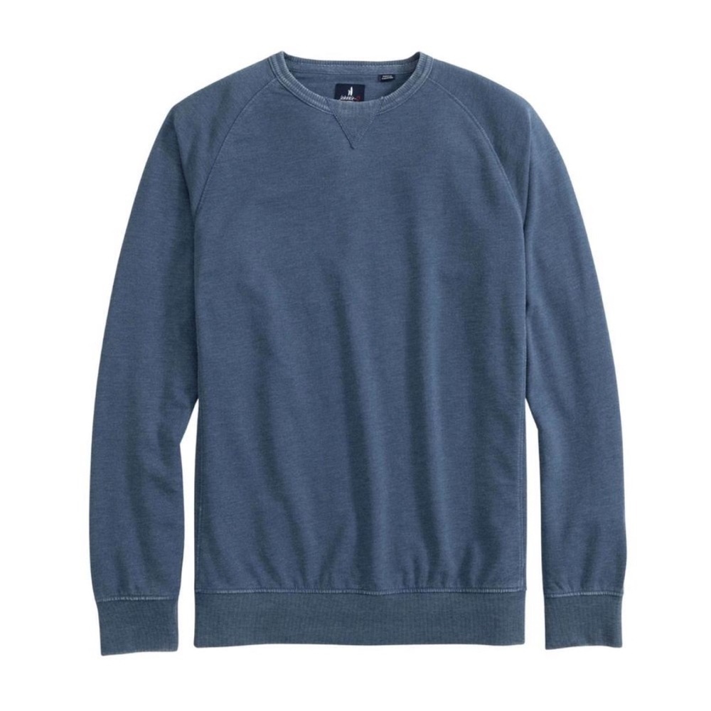 Johnnie-O Taber Crewneck Sweatshirt Blue